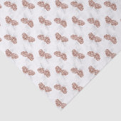 Winter Pinecones bruin grijs wit tissuepapier (Detail)