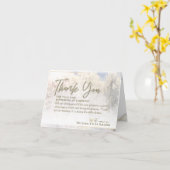 Winter Pines in Memory Sympathie Hartelijk dank 4  Kaart (Gele Bloem)