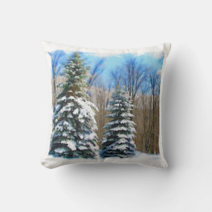 Winter Pines Pillow Kussen