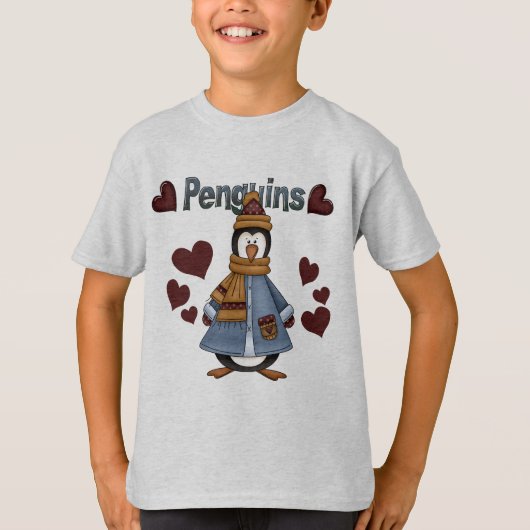 Winter Pinguïn Tshirts en geschenken (Voorkant)