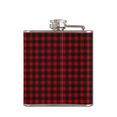 Winter Plaid Dit is het seizoen om Freezin Funny t Heupfles (Achterkant)