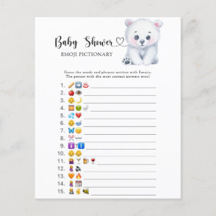 Winter polar beer - emoji pictionary game