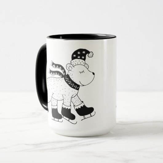 Winter Polar Beer Mok (Voorkant links)