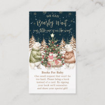 Winter Polar Beer Snowflake Baby shower