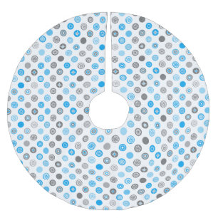 Winter Polka Dot Tree Skirt Kerstboom Rok