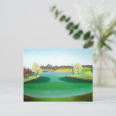 Winter Pond Briefkaart (Staand voorkant)