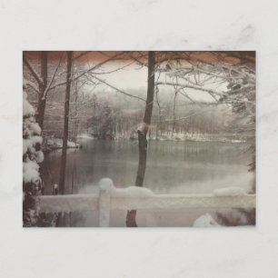 Winter Pond Briefkaart