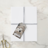 Winter Poolbeer Kerstmis Cadeaulabel (Met Touw)