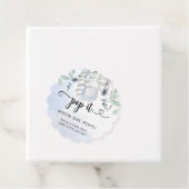 Winter Pop als ze baby shower pop Bedankjes Labels (In situ)