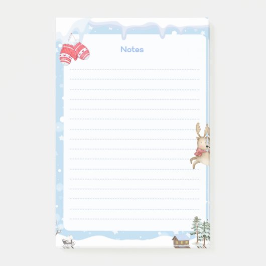 Winter Post-it® Notes (Voorkant)