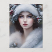 Winter Princess Holiday Briefkaart (Voorkant)