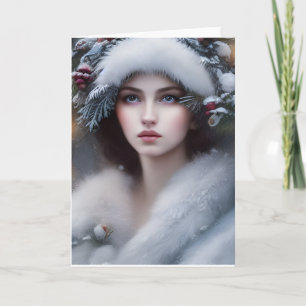 Winter Prinses Holiday Card Kaart