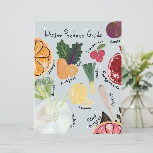 Winter Produce Flyer (Debout devant)