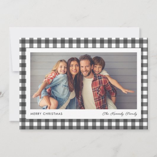 Winter Pset 3 Foto kerstmis Kaart (Voorkant)