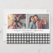 Winter Pset 3 Foto kerstmis Kaart (Achterkant)