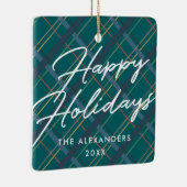 Winter Pset Prettige feestdagen Ornament - Green (Rechts)
