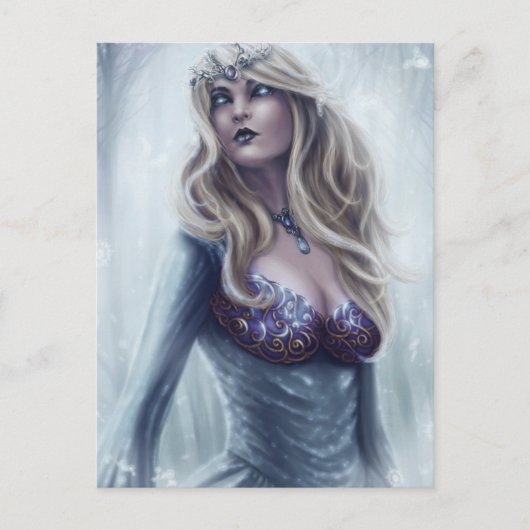 Winter Queen Briefkaart (Voorkant)