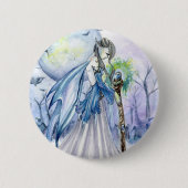 Winter Queen Button Pin (Voorkant)