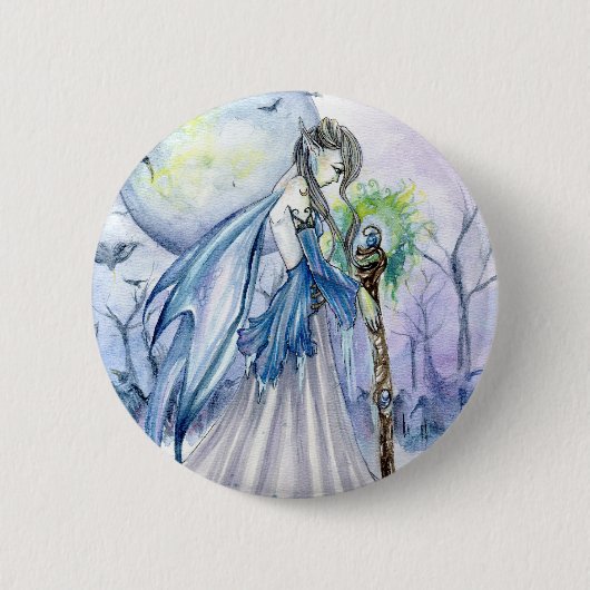 Winter Queen Button Pin (Voorkant)