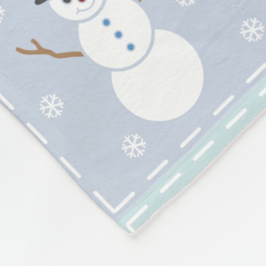 Winter Quilt Fleece Deken (Hoek)