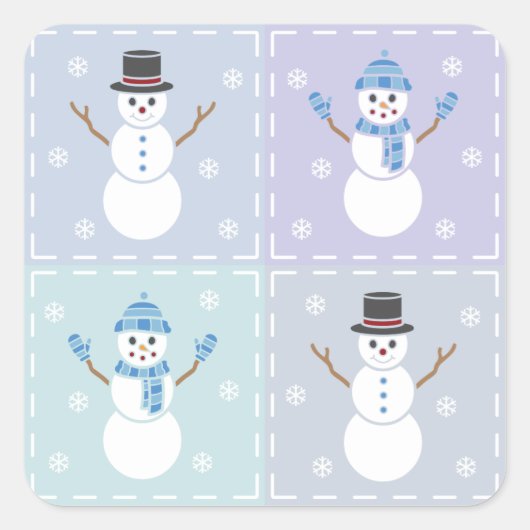 Winter Quilt Sticker (Voorkant)