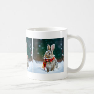 Winter Rabbit Coffee Mok