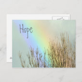 Winter Rainbow Hope Briefkaart (Voorkant / Achterkant)