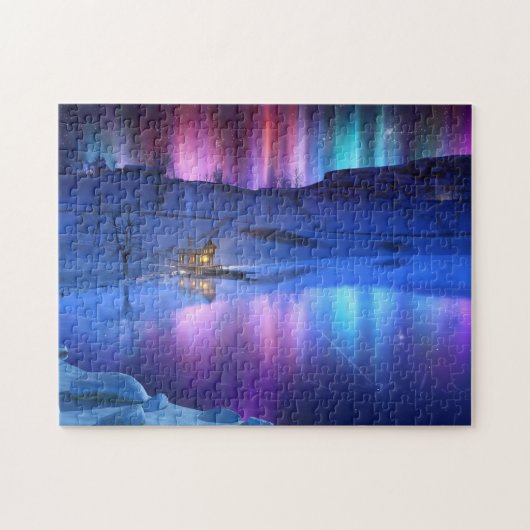 Winter Rainbow Puzzle Legpuzzel (Horizontaal)