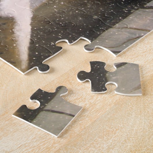 Winter Raven Forest Legpuzzel (Zijkant)