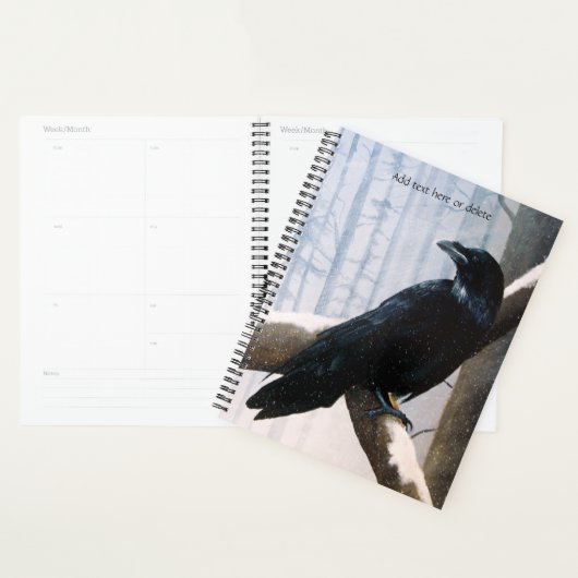Winter Raven Forrest Planner (Display)