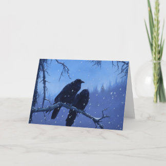 Winter Ravens Kaart