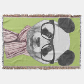 Winter Ready Panda Beer Deken (Voorkant)