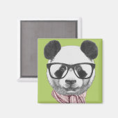 Winter Ready Panda Beer Magneet (Voorkant / Achterkant)