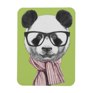 Winter Ready Panda Beer Magneet