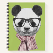 Winter Ready Panda Beer Notitieboek (Voorkant)