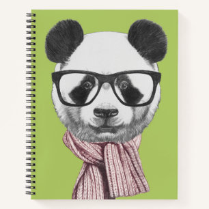 Winter Ready Panda Beer Notitieboek