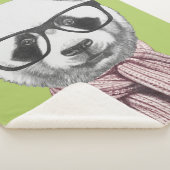 Winter Ready Panda Beer Sherpa Deken (3/4)