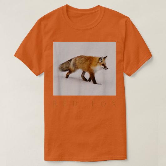 Winter Red Fox T-Shirt (Design devant)