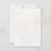 Winter Red Pinecone Mariage Flat Merci Cartes (Dos)