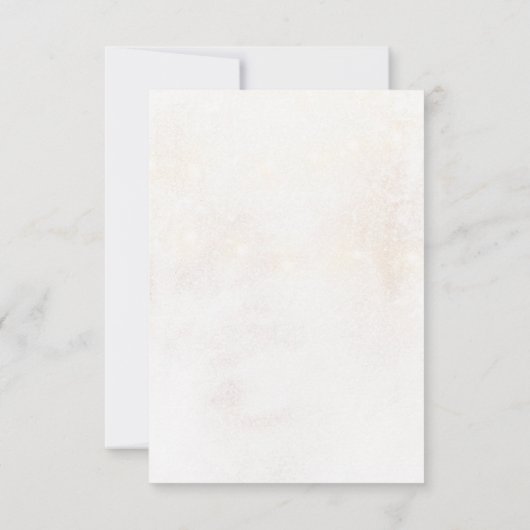 Winter Red Pinecone Mariage Flat Merci Cartes (Dos)