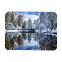 Winter Reflection op Yosemite
