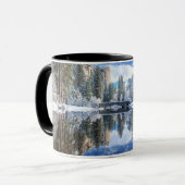 Winter Reflection op Yosemite Mok (Voorkant links)