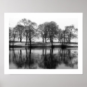 Winter Reflections (Cheshire, Engeland) Poster