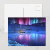 Winter Regenboog Briefkaart (Voorkant / Achterkant)