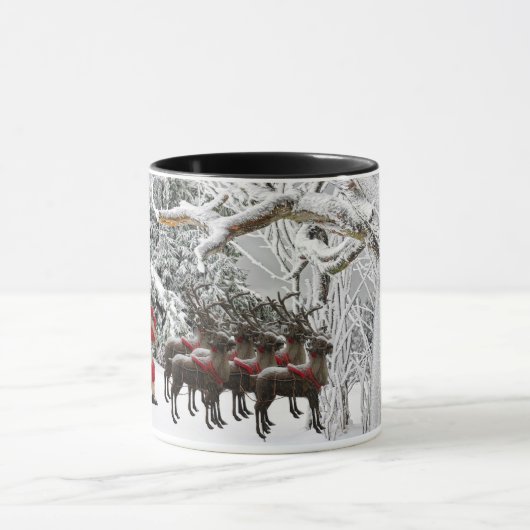 Winter Reindeer Mok (Midden)