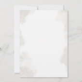 Winter rendieren bloemenkerstfeest kaart (Achterkant)