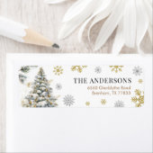 Winter Retouradreslabels Etiket (Insitu)