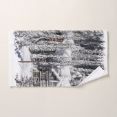 Winter Retreat - Alpine Village Bad Handdoek (Handdoek)