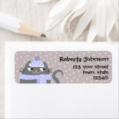 Winter Return Address Etiket (Insitu)