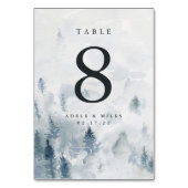 Winter Reverie | Aangepaste Kaart tabelnummer (Voorkant)